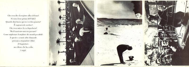 Sette fotocartoline di altrettanti autori, montate a soffietto. Sul retro, …