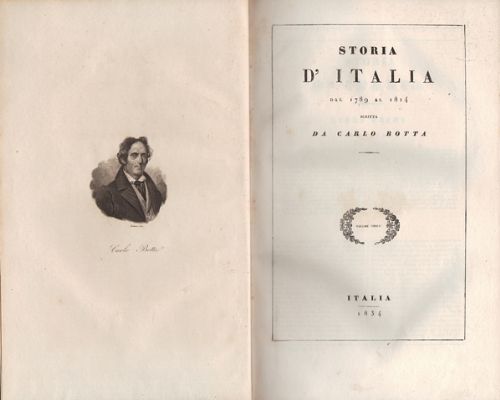 Storia d'Italia dal 1789 al 1814.