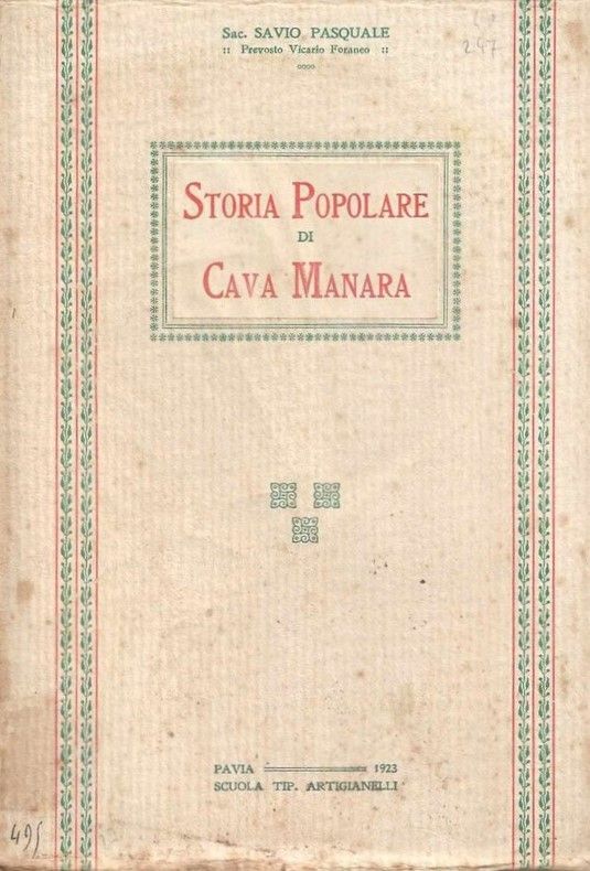 Storia Popolare di Cava Manara.