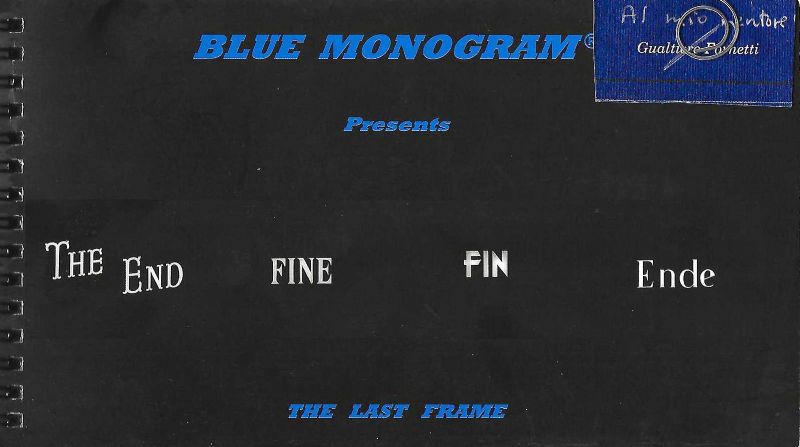 The End - Fine - Fin - Ende. The last …