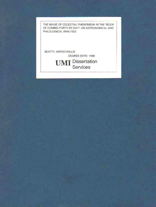 The image of celestial phenomena in the 'Book of Coming …