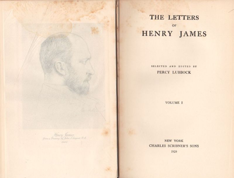 The letters of Henry James. Selected and edited by Percy …