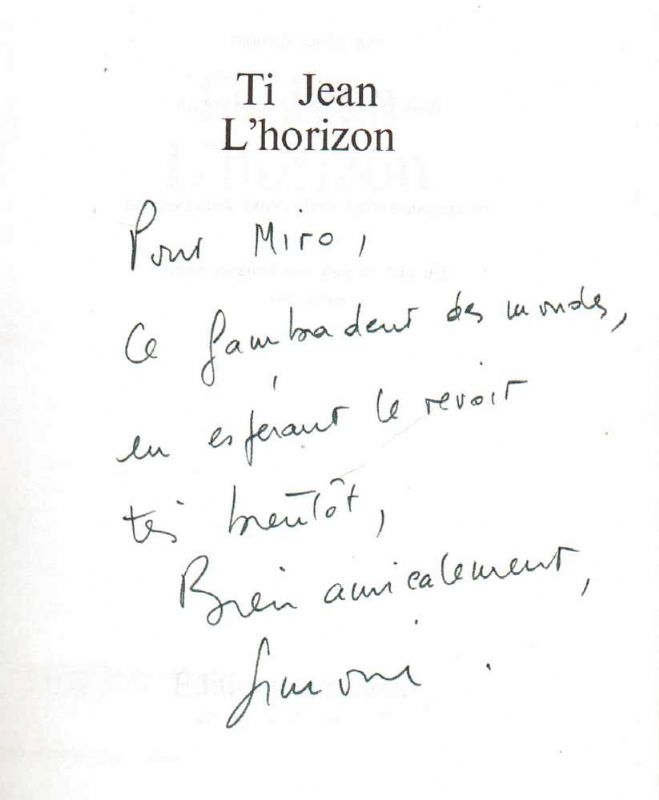 Ti Jean L'horizon.