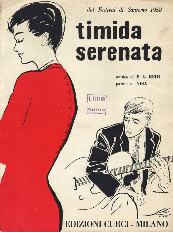Timida serenata. Dal festival di Sanremo 1958.