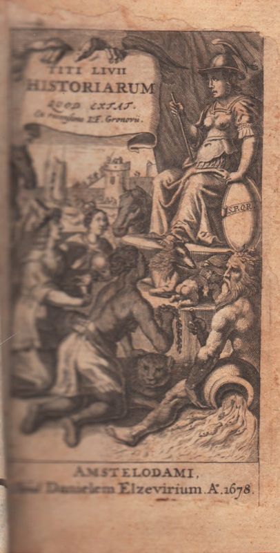 Titi Livii Historiarum quod extat ex recensione I.F.Gronovii.