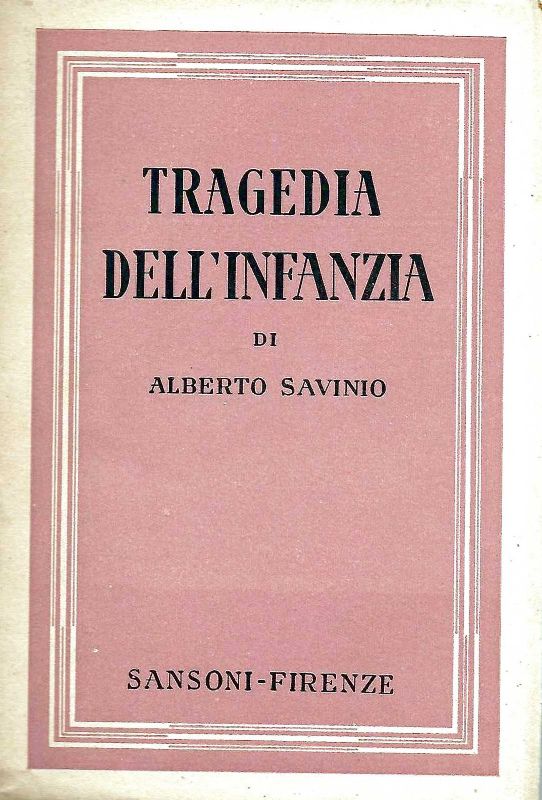 Tragedia dell'infanzia.