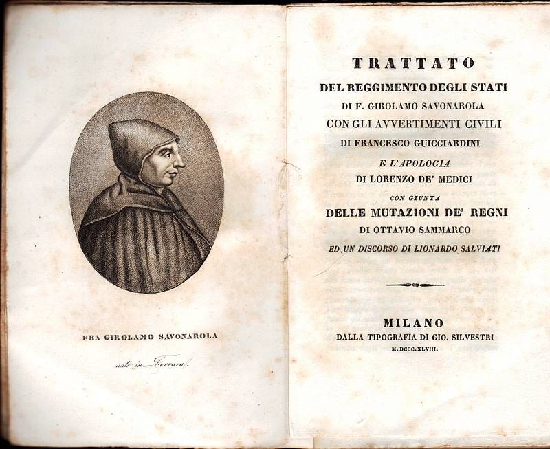 Trattato del reggimento degli stati, con gli avvenimenti civili di …