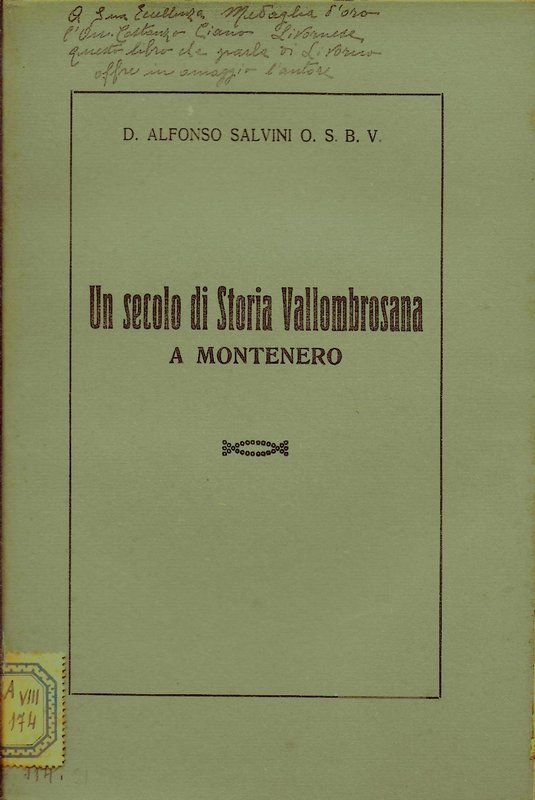 Un secolo di Storia Vallombrosana a Montenero.
