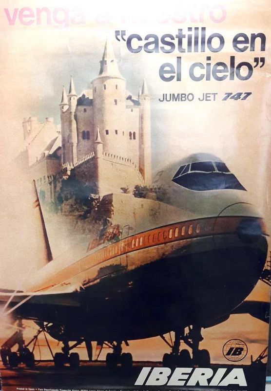 Venga a nuestro 'Castllo en el cielo', Jumbo Jet 747.