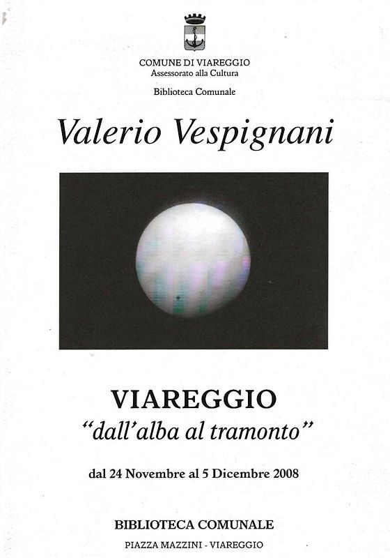 Viareggio 'dall'alba al tramonto' - Biblioteca Comunale, Dicembre 2008.