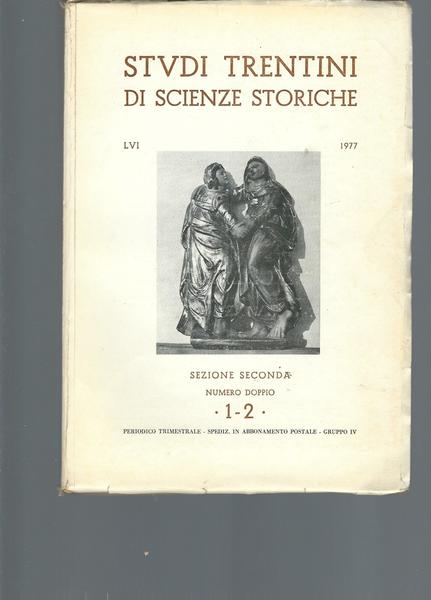 STUDI TRENTINI DI SCIENZE STORICHE - INVENTARIO E SHEDATURA DEGLI …