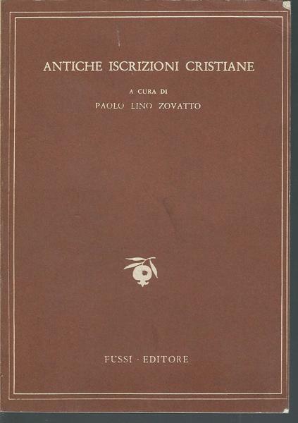 ANTICHE ISCRIZIONI CRISTIANE