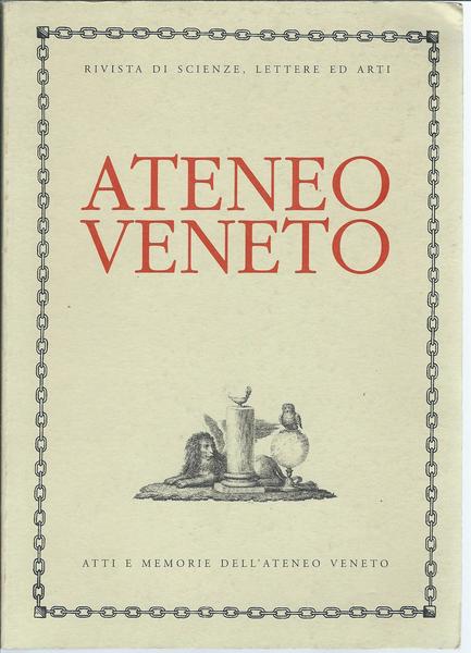 ATENEO VENETO - ANNO 1997 - VOL. 35