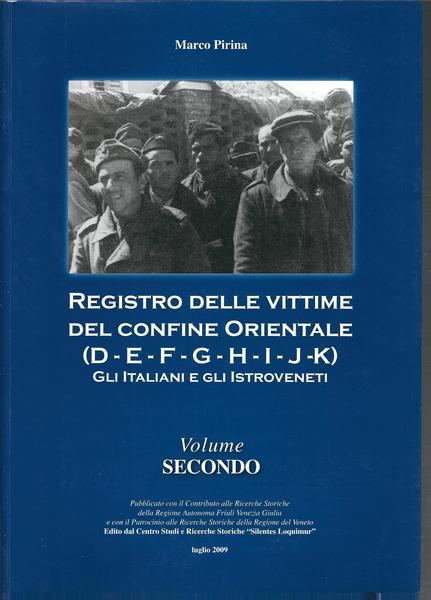 REGISTRO DELLE VITTIME DEL CONFINE ORIENTALE ( D - E …