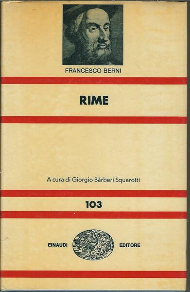 FRANCESCO BERNI - RIME