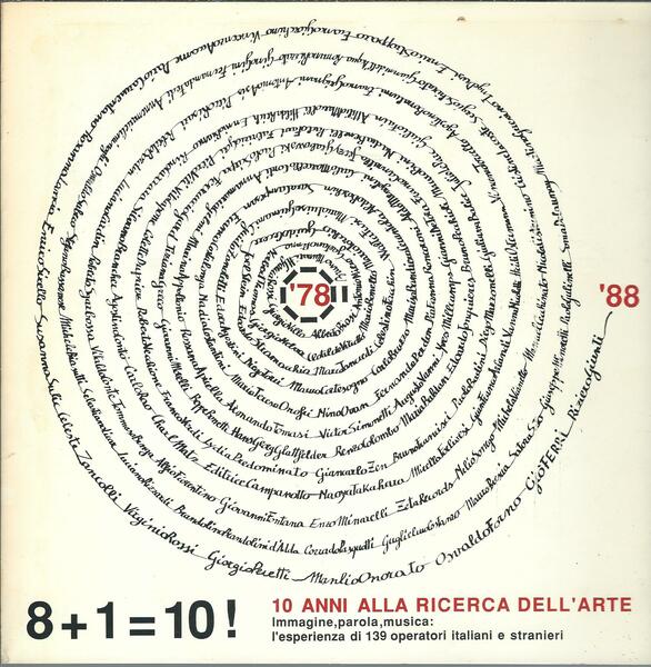 8 + 1 = 10! 10 ANNI ALLA RICERCA DELL'ARTE …