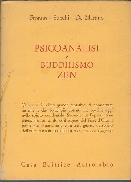 PSICOANALISI E BUDDHISMO ZEN