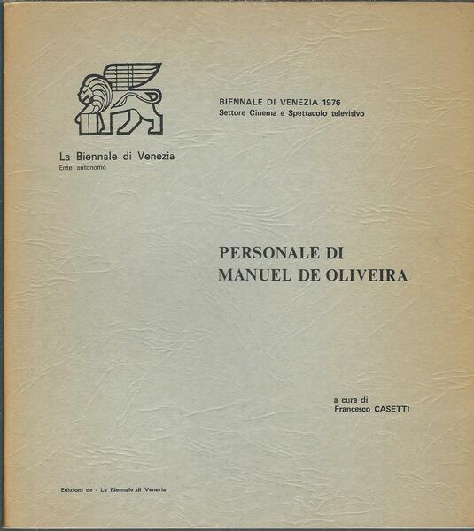 PERSONALE DI MANUEL DE OLIVEIRA