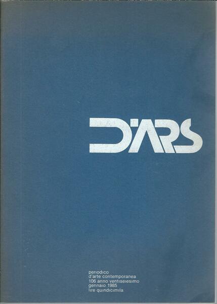 D'ARS PERIODICO ARTE CONTEMPORANEA