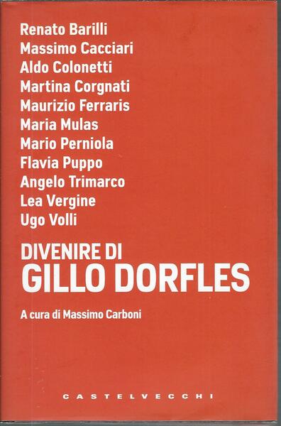 DIVENIRE DI GILLO DORFLES