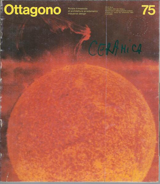 OTTAGONO - 75 - RIVISTA TRIMESTRALE DI ARCHITETTURA ARREDAMENTO INDUSTRIAL …
