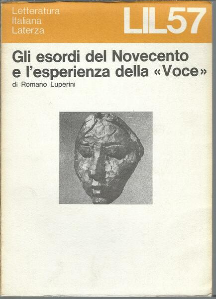 GLI ESORDI DEL NOVECENTO E L'ESPERIENZA DELLA VOCE