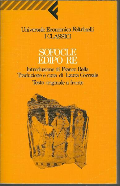 EDIPO RE - TESTO ORIGINALE A FRONTE