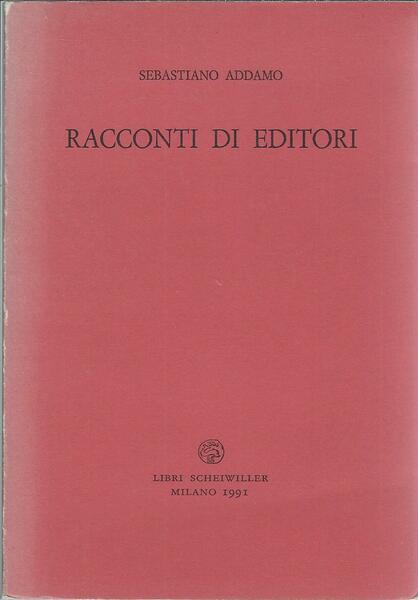 RACCONTI DI EDITORI