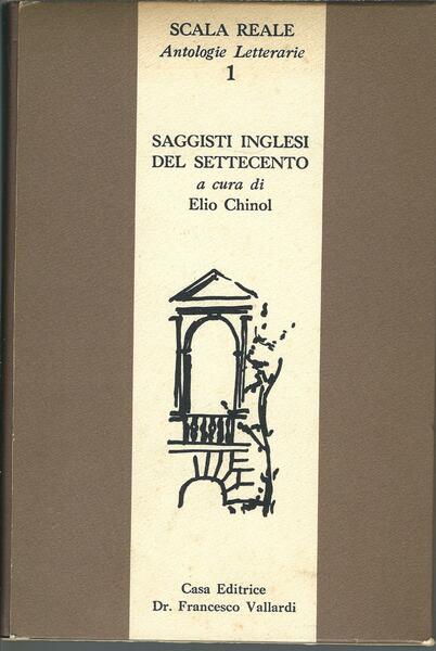 SAGGISTI INGLESI DEL SETTECENTO