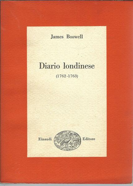 DIARIO LONDINESE ( 1762 - 1763 )