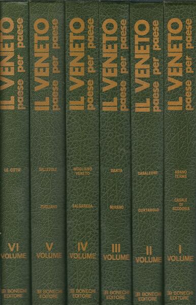 IL VENETO PAESE PER PAESE - SEI VOLUMI