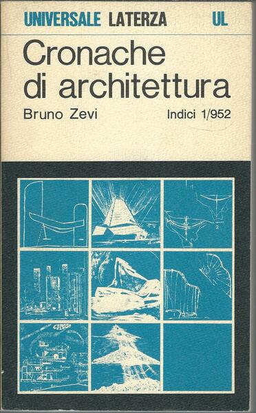 CRONACHE DI ARCHITETTURA - INDICI 1/952