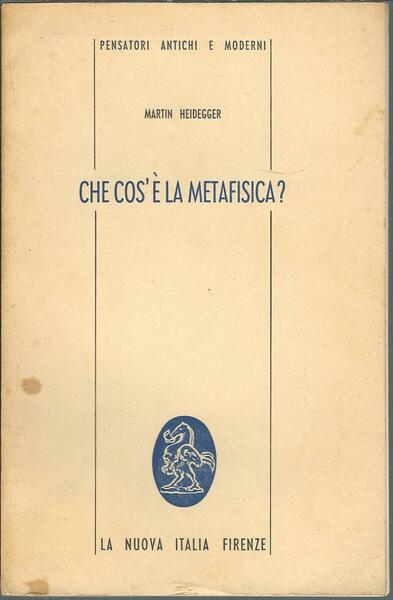 CHE COS'E' LA METAFISICA?