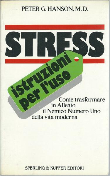 STRESS ISTRUZIONI PER L'USO