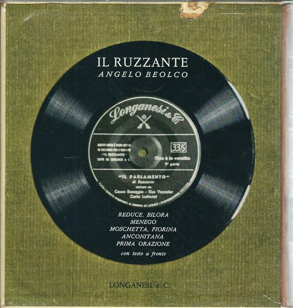 IL RUZZANTE - REDUCE, BILORA, MENEGO, MOSCHETTA, FIORINA, ANCONITANA, PRIMA …