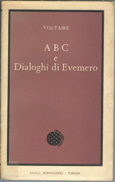 ABC E DIALOGHI DI EVEMERO