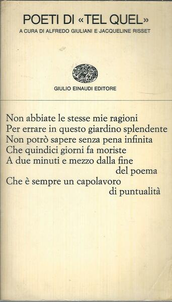 POETI DI TEL QUEL