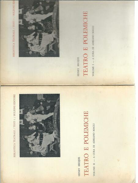 TEATRO E POLEMICHE - DUE VOLUMI