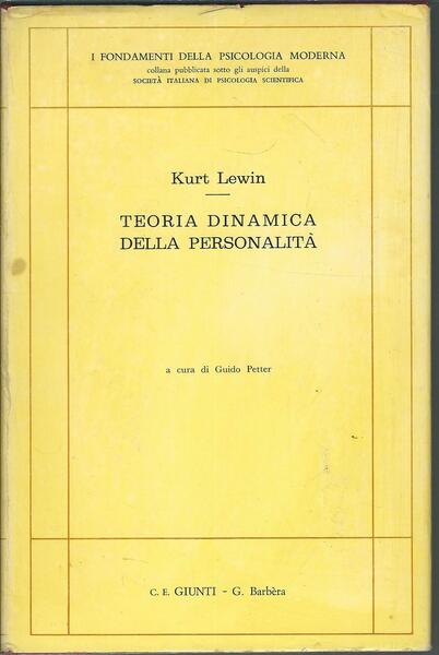 TEORIA DINAMICA DELLA PERSONALITA'