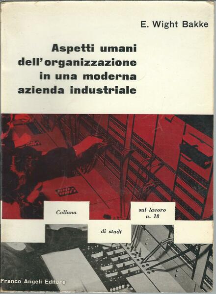 ASPETTI UMANI DELL'ORGANIZZAZIONE IN UNA MODERNA AZIENDA INDUSTRIALE