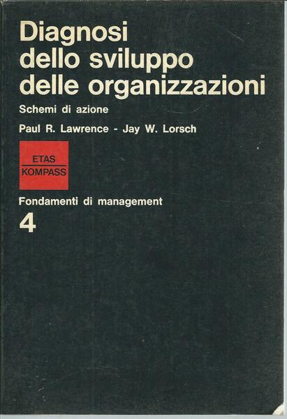 DIAGNOSI E SìVILUPPO DELLE ORGANIZZAZIONI - SCHEMI DI AZIONI
