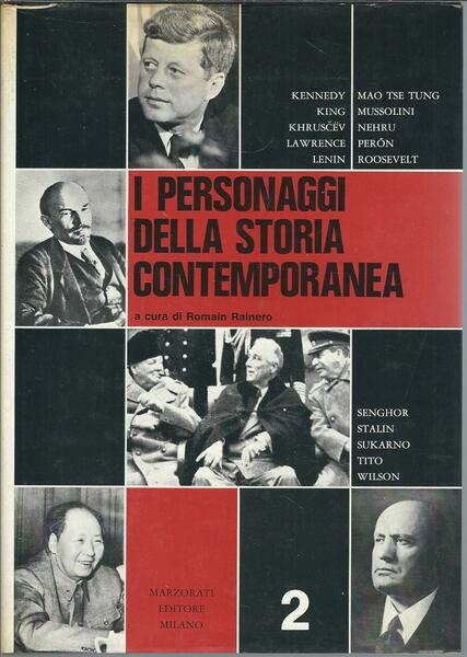 I PERSONAGGI DELLA STORIA CONTEMPORANEA - VOL. SECONDO