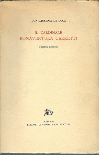 IL CARDINALE BONAVENTURA CERRETTI