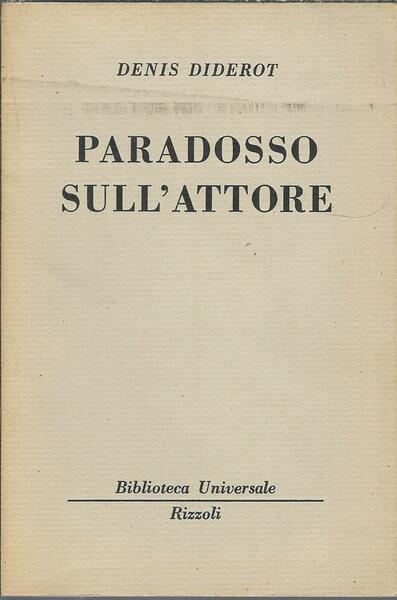 PARADOSSO SULL'ATTORE