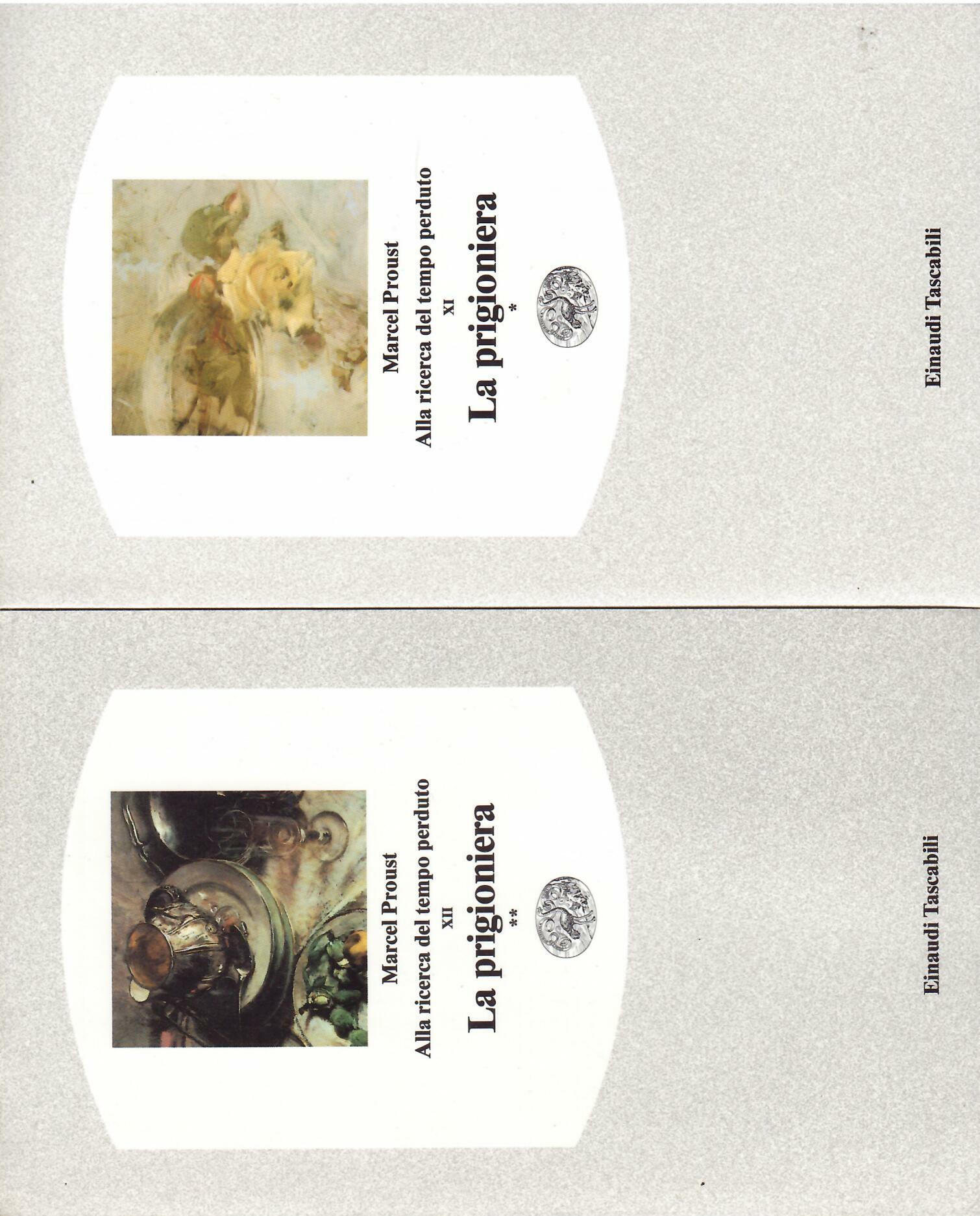 ALLA RICERCA DEL TEMPO PERDUTO - LA PRIGIONIERA