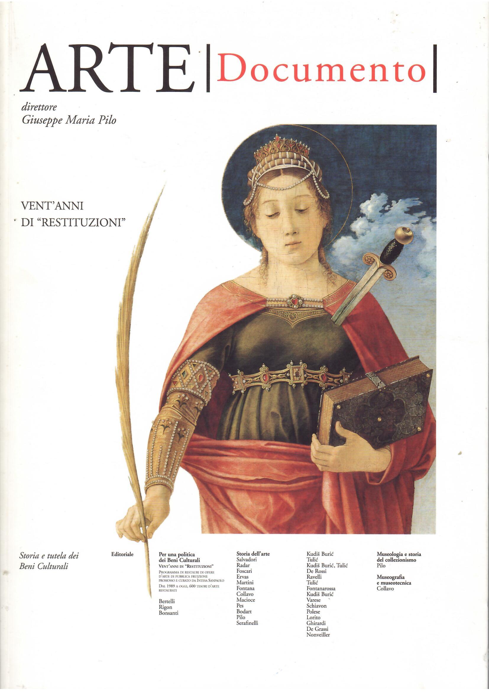 ARTE DOCUMENTO - 25 - VENT'ANNI DI RESTITUZIONI