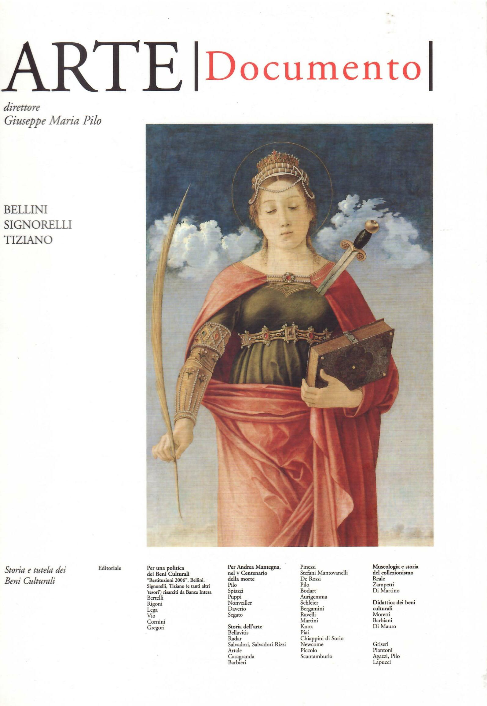 ARTE DOCUMENTO - BELLINI - SIGNORELLI - TIZIANO