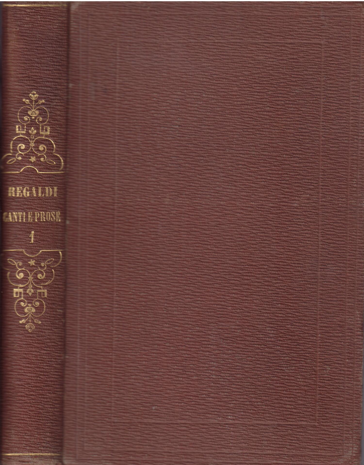 CANTI E PROSE VOL.1
