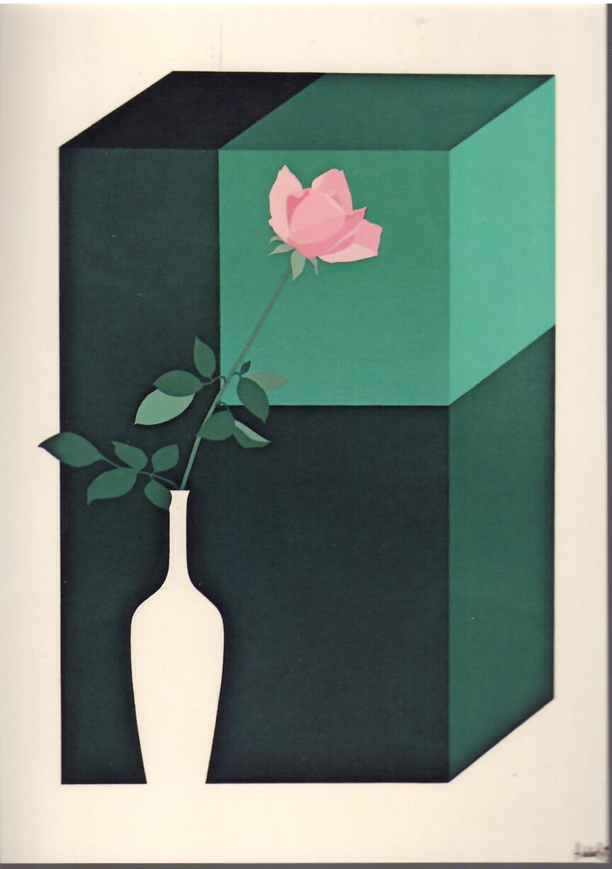 CARTOLINA: GREEN AND PINK