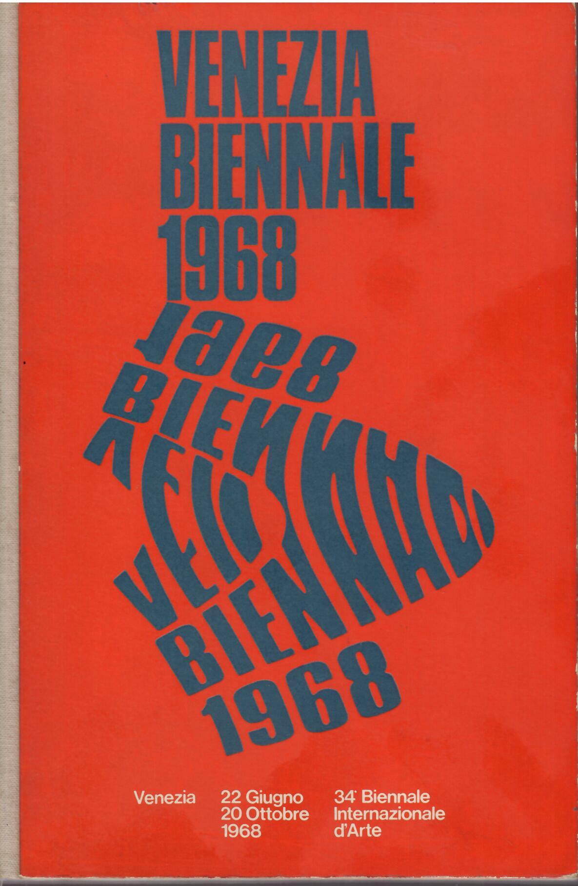 CATALOGO DELLA XXXIV ESPOSIZIONE INTERNAZIONALE D'ARTE VENEZIA